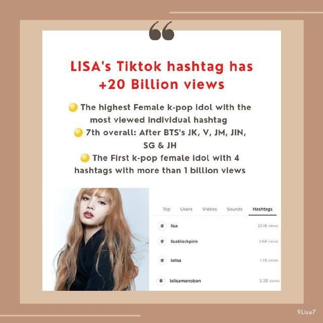 lisa的tiktok名叫什么？