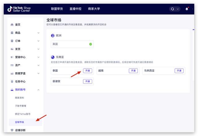 tiktok海外開店流程？