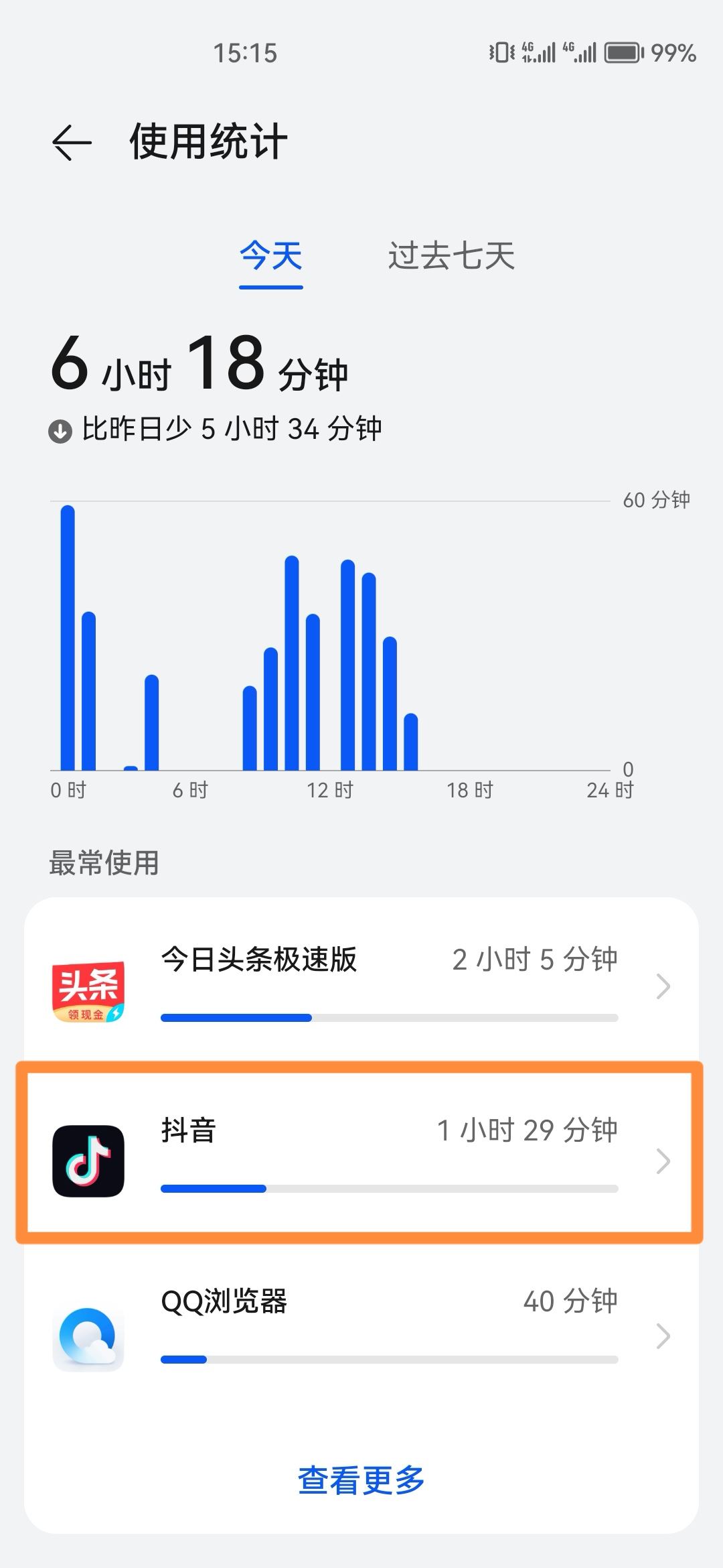 抖音使用時長怎么看？