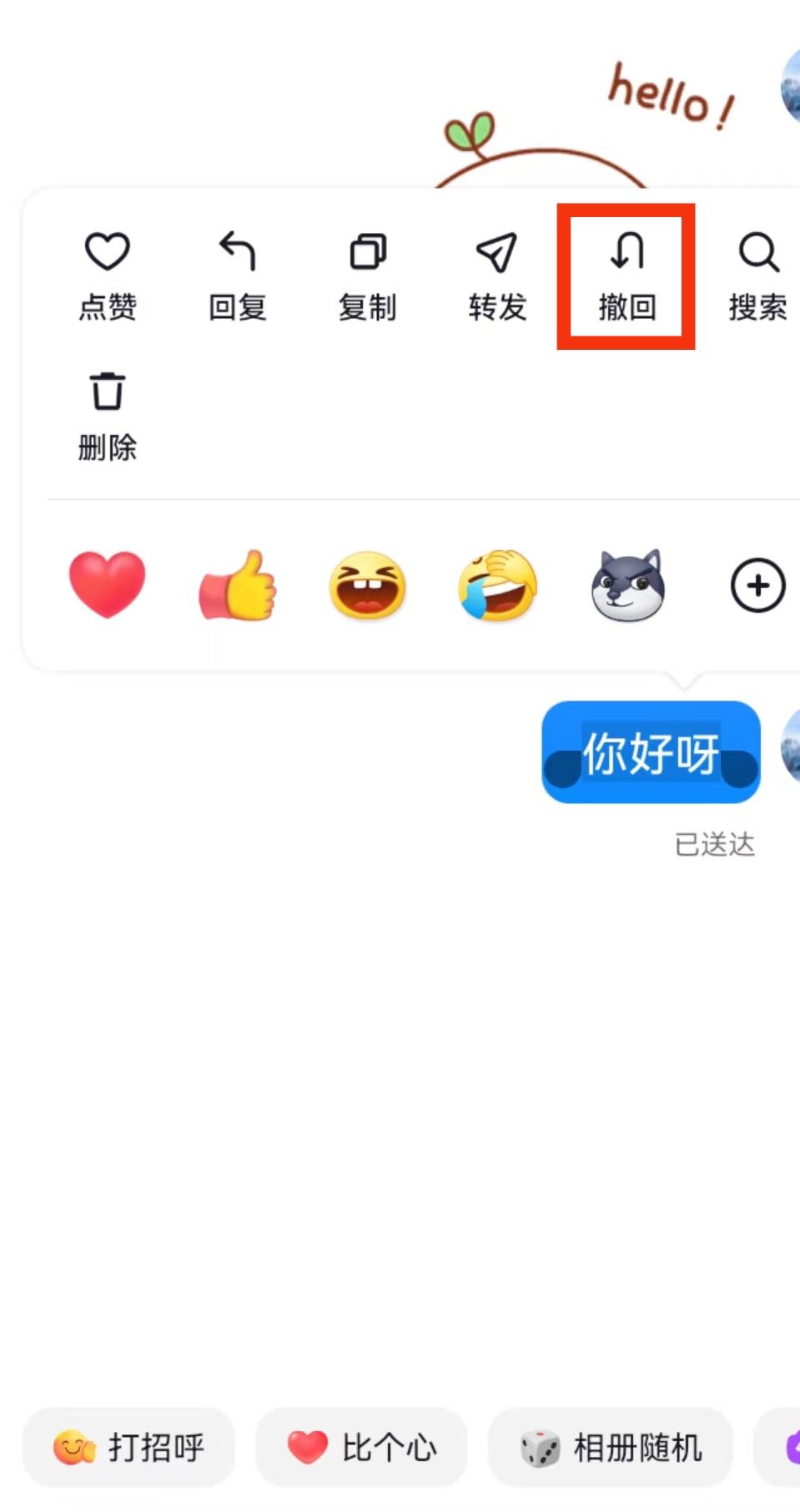 抖音私信怎么撤回？