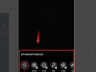 抖音特效的語音怎么弄？